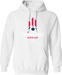 Hoodies - USYS TN State Cup (w1/2) 2026 (White & Red)