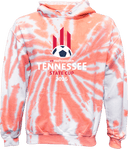 Tie-Dye Hoodies - USYS TN State Cup (w1/2) 2026 (White & Red)