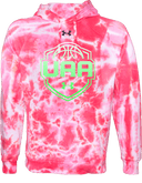 Under Armour Rival Fleece Hoodie Tie-Dye - Boys UAA Session I 2026(Vibrant Green)