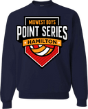 Crew Sweatshirt - Midwest Boys Point Series #1 - Hamilton 2026 (Orange & Red)
