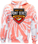 Tie-Dye Hoodies - Midwest Boys Point Series #1 - Hamilton 2026 (Orange & Red)