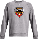Under Armour Rival Fleece Crew - Midwest Boys Point Series #1 - Hamilton 2026 (Orange & Red)