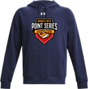 Under Armour Rival Fleece Hoodie - Midwest Boys Point Series #1 - Hamilton 2026 (Orange & Red)