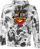 Under Armour Rival Fleece Hoodie Tie-Dye - Midwest Boys Point Series #1 - Hamilton 2026 (Orange & Red)