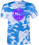 Under Armour Athletics Short Sleeve Tie-Dye - Girls UAA Session I 2026 (Neon Violet)