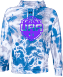 Under Armour Rival Fleece Hoodie Tie-Dye - Girls UAA Session I 2026 (Neon Violet)