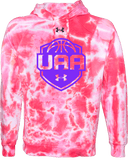 Under Armour Rival Fleece Hoodie Tie-Dye - Girls UAA Session I 2026 (Neon Violet)