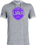 Under Armour Stadium Short Sleeve Hoodie - Girls UAA Session I 2026 (Neon Violet)