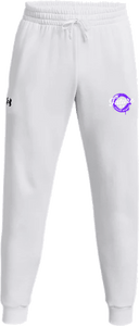 Under Armour Men's Rival Fleece Joggers - UA Future West Regionals Session 1 2026(White text Purple Drip Halo)