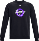 Under Armour Rival Fleece Crew - UA Future West Regionals Session 1 2026(White text Purple Drip Halo)