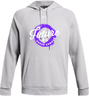 Under Armour Rival Fleece Hoodie - UA Future West Regionals Session 1 2026(White text Purple Drip Halo)