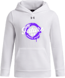 Under Armour Team Icon Fleece Hoodie - UA Future West Regionals Session 1 2026(White text Purple Drip Halo)