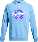Under Armour Rival Fleece Hoodie - UA Future West Regionals Session 1 2026(White text Purple Drip Halo)
