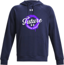 Under Armour Rival Fleece Hoodie - UA Future West Regionals Session 1 2026(White text Purple Drip Halo)