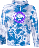 Under Armour Rival Fleece Hoodie Tie-Dye - UA Future West Regionals Session 1 2026(White text Purple Drip Halo)