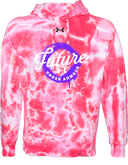 Under Armour Rival Fleece Hoodie Tie-Dye - UA Future West Regionals Session 1 2026(White text Purple Drip Halo)
