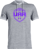 Under Armour Stadium Short Sleeve Hoodie - Girls UAA Session I 2026 (Amethyst Purple)