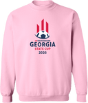 Crew Sweatshirt - USYS GA State Cup (w2/3) 2026 (Navy and Red Text)
