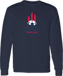 Long Sleeves - USYS GA State Cup (w2/3) 2026 (Navy and Red Text)