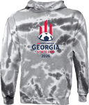 Tie-Dye Hoodies - USYS GA State Cup (w2/3) 2026 (Navy and Red Text)