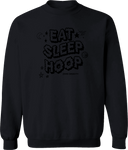 Crew Sweatshirt - Zero Gravity - EAT SLEEP HOOP black
