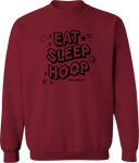 Crew Sweatshirt - Zero Gravity - EAT SLEEP HOOP black