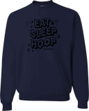 Crew Sweatshirt - Zero Gravity - EAT SLEEP HOOP black