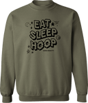 Crew Sweatshirt - Zero Gravity - EAT SLEEP HOOP black