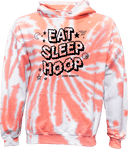 Tie-Dye Hoodies - Zero Gravity - EAT SLEEP HOOP black