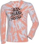 Tie-Dye Long Sleeves - Zero Gravity - EAT SLEEP HOOP black