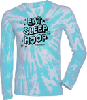 Tie-Dye Long Sleeves - Zero Gravity - EAT SLEEP HOOP black