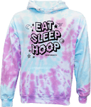 Tie-Dye Hoodies - Zero Gravity - EAT SLEEP HOOP black