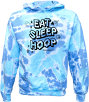 Tie-Dye Hoodies - Zero Gravity - EAT SLEEP HOOP black