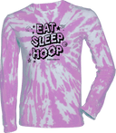Tie-Dye Long Sleeves - Zero Gravity - EAT SLEEP HOOP black
