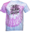 Tie-Dye Short Sleeves - Zero Gravity - EAT SLEEP HOOP black