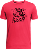 Under Armour Athletics Short Sleeve - Zero Gravity - EAT SLEEP HOOP black