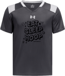 Under Armour Big Win Flag Jersey - Zero Gravity - EAT SLEEP HOOP black