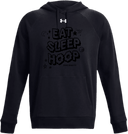 Under Armour Rival Fleece Hoodie - Zero Gravity - EAT SLEEP HOOP black