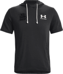 Under Armour Rival Terry Short-sleeve Hoodie - Zero Gravity - EAT SLEEP HOOP black