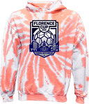 Tie-Dye Hoodies - Florence Cup 2026 (Blue Gradient)