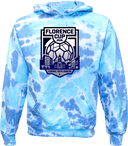 Tie-Dye Hoodies - Florence Cup 2026 (Blue Gradient)