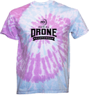 Tie-Dye Short Sleeves - JROTC Drone Championship 2026 (Full Black)