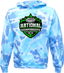 Tie-Dye Hoodies - Rise Flag Football National Championships 2026 (Main Logo)