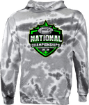 Tie-Dye Hoodies - Rise Flag Football National Championships 2026 (Main Logo)