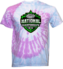 Tie-Dye Short Sleeves - Rise Flag Football National Championships 2026 (Main Logo)