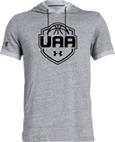 Under Armour Stadium Short Sleeve Hoodie - Boys UAA Session I 2026 (Stealth Slate)