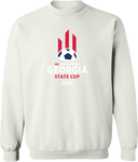 Crew Sweatshirt - USYS GA State Cup (w1/3) 2026 (White & Red)