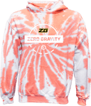 Tie-Dye Hoodies - Zero Gravity - circle white