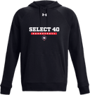 Under Armour Rival Fleece Hoodie - Select 40 Session l East 2026 (Bold Stacked Text)