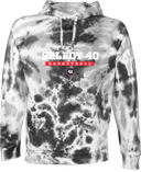 Under Armour Rival Fleece Hoodie Tie-Dye - Select 40 Session l East 2026 (Bold Stacked Text)